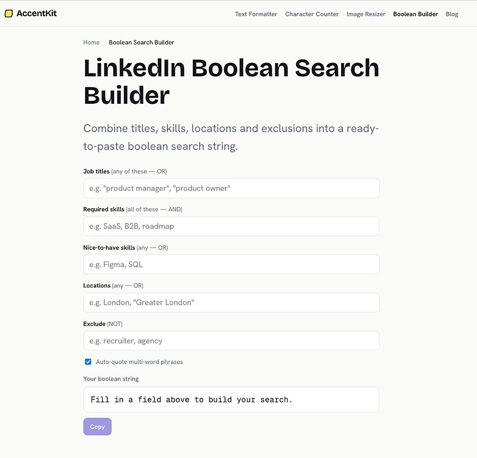 AccentKit screenshot 2