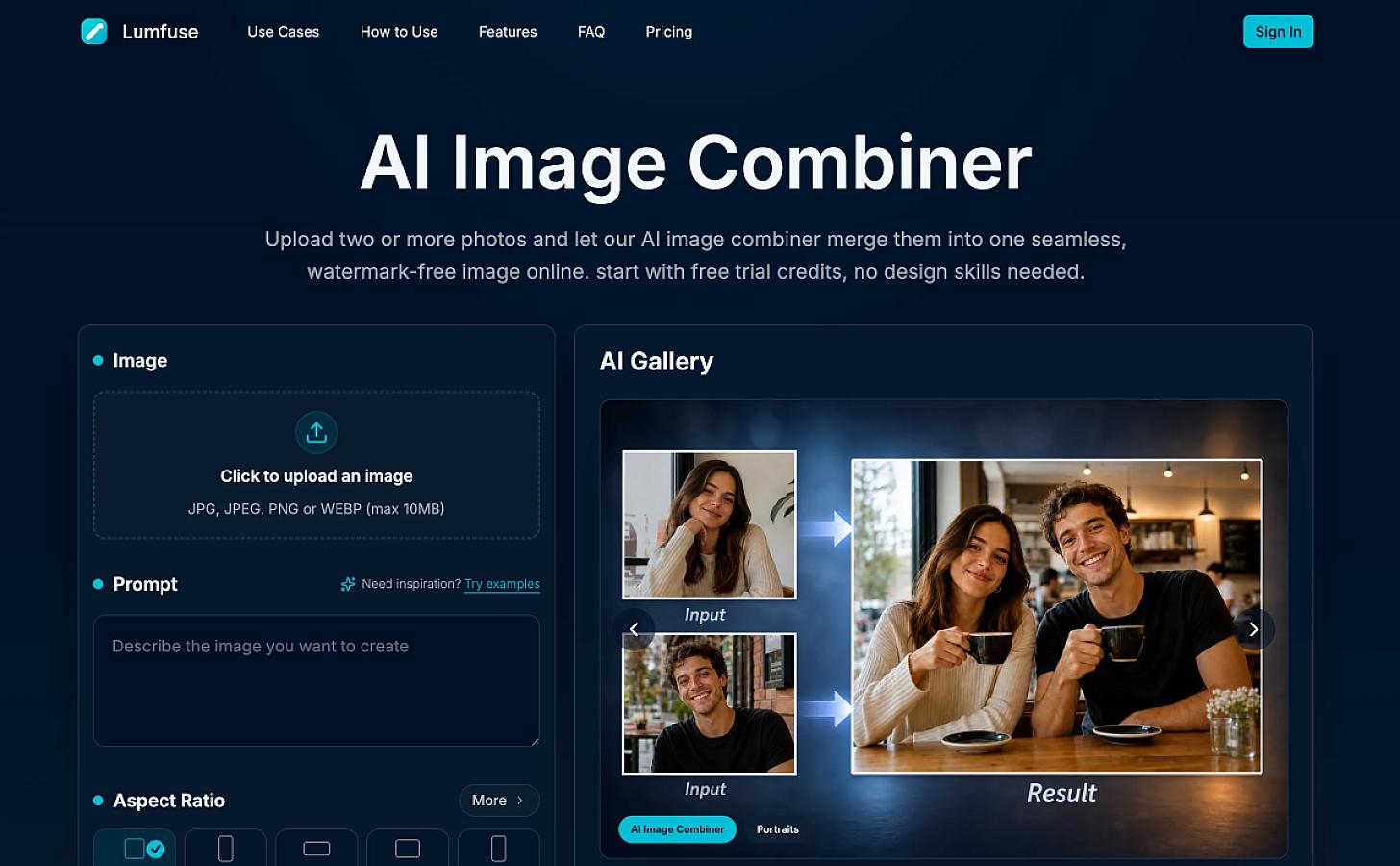 AI Image Combiner screenshot 1
