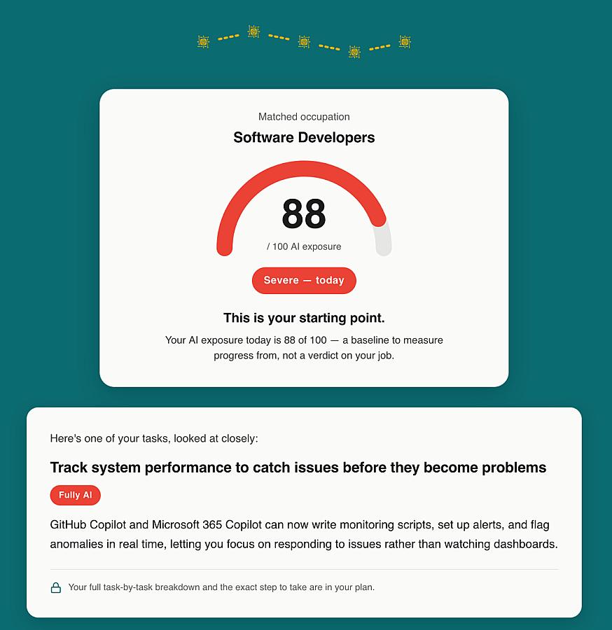 AI Job Risk Check screenshot 1