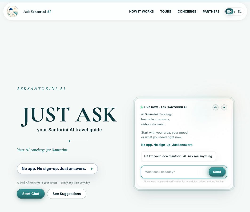 Ask Santorini AI screenshot 5