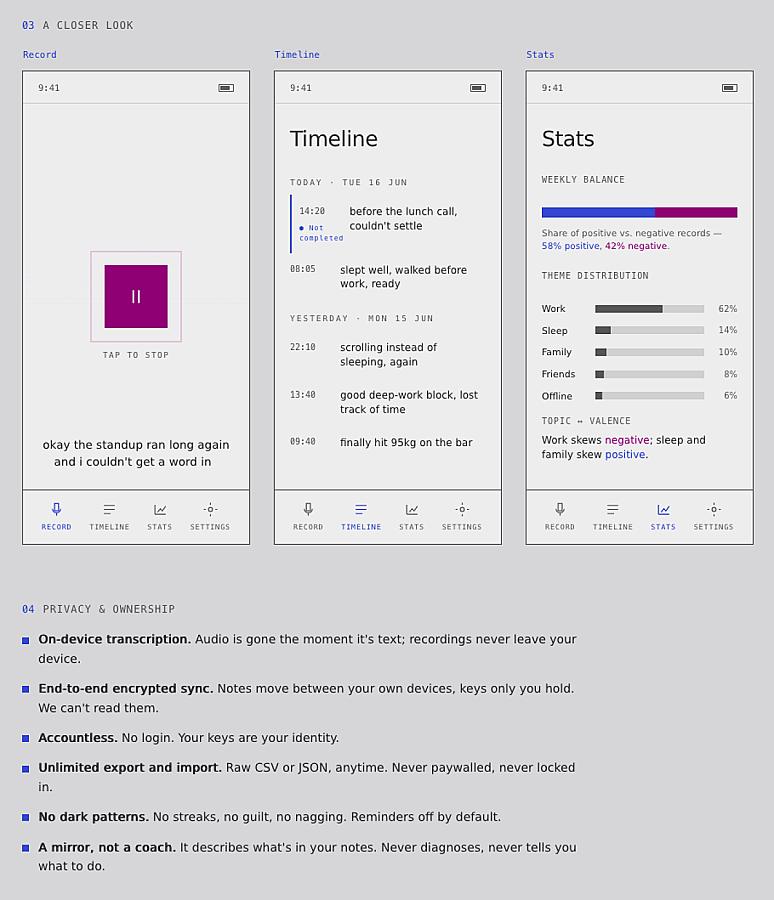 Backsight screenshot 1