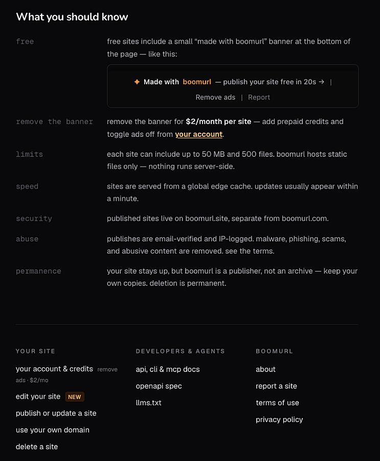 BoomURL screenshot 1