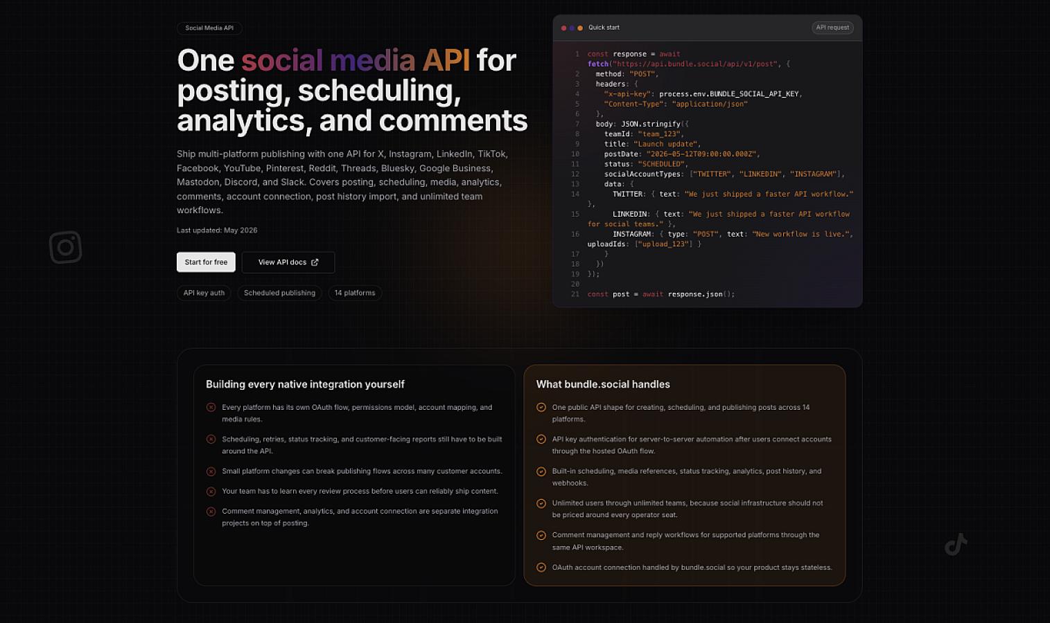 bundle.social screenshot 1