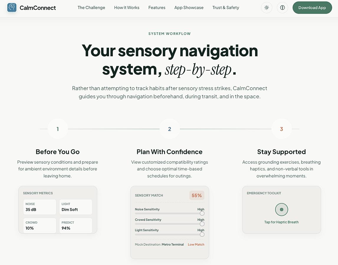 CalmConnect screenshot 2