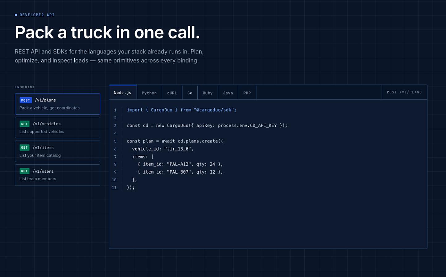 CargoDuo screenshot 1