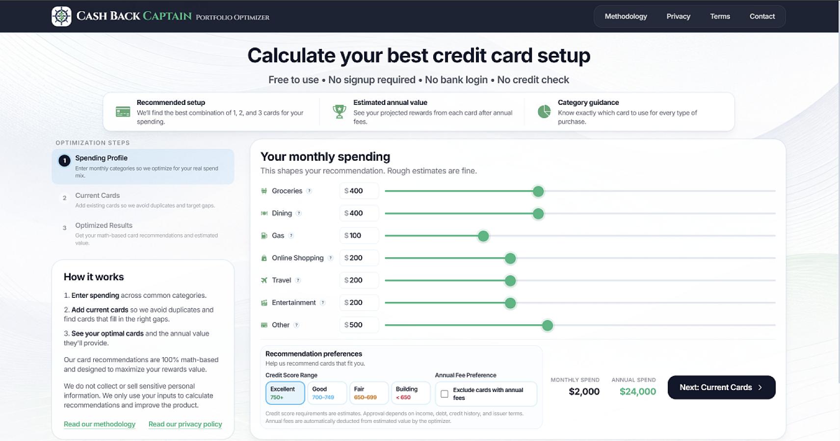 Cash Back Captain screenshot 1
