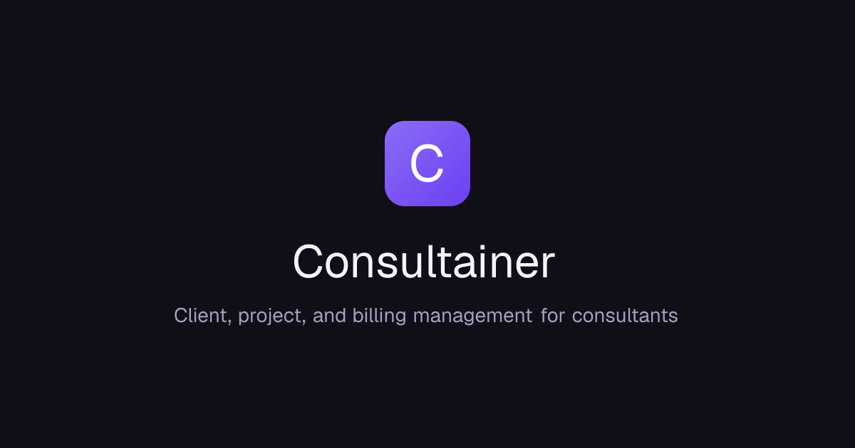 Consultainer logo