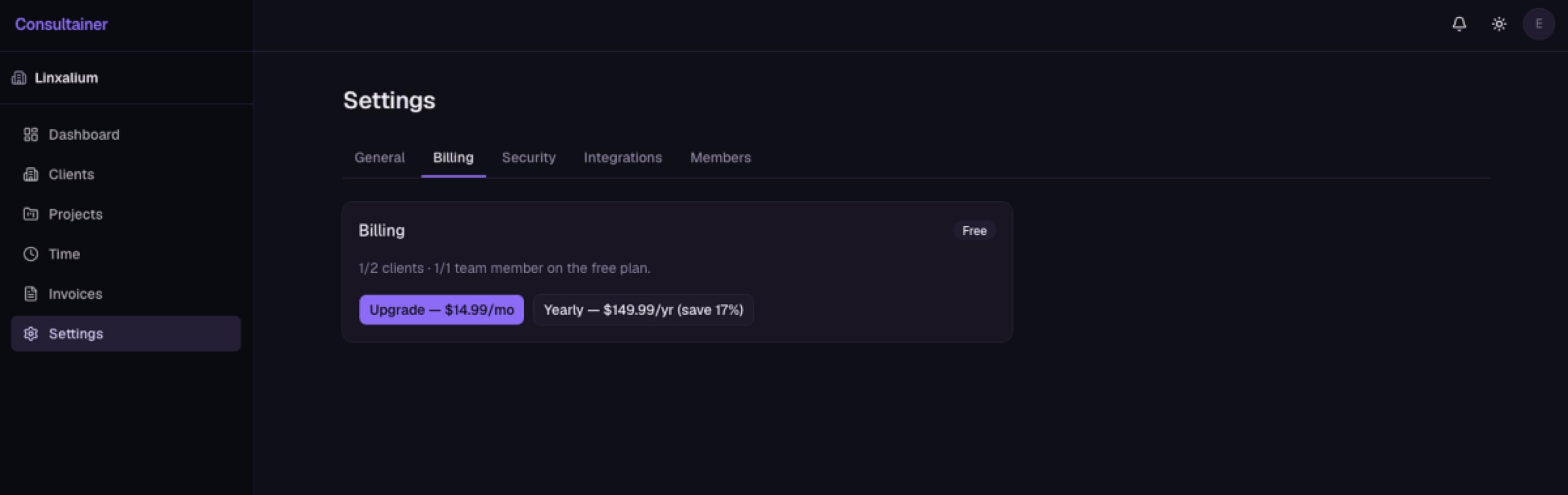 Consultainer screenshot 1