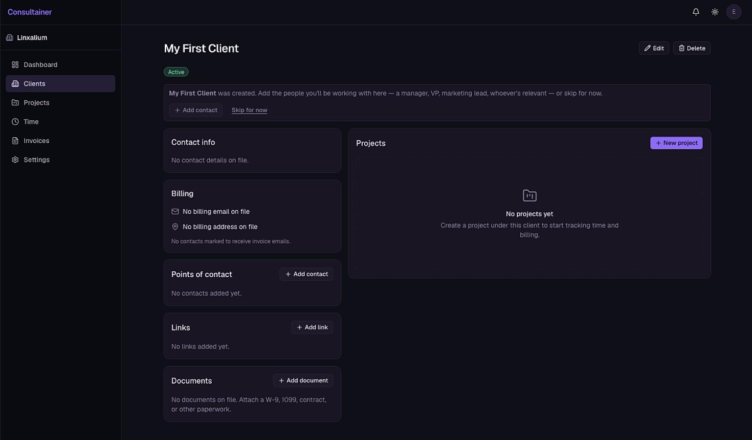 Consultainer screenshot 2