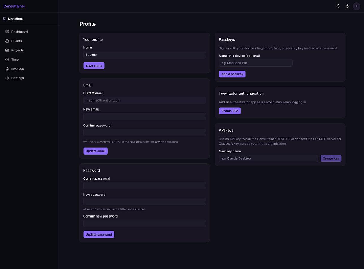 Consultainer screenshot 3