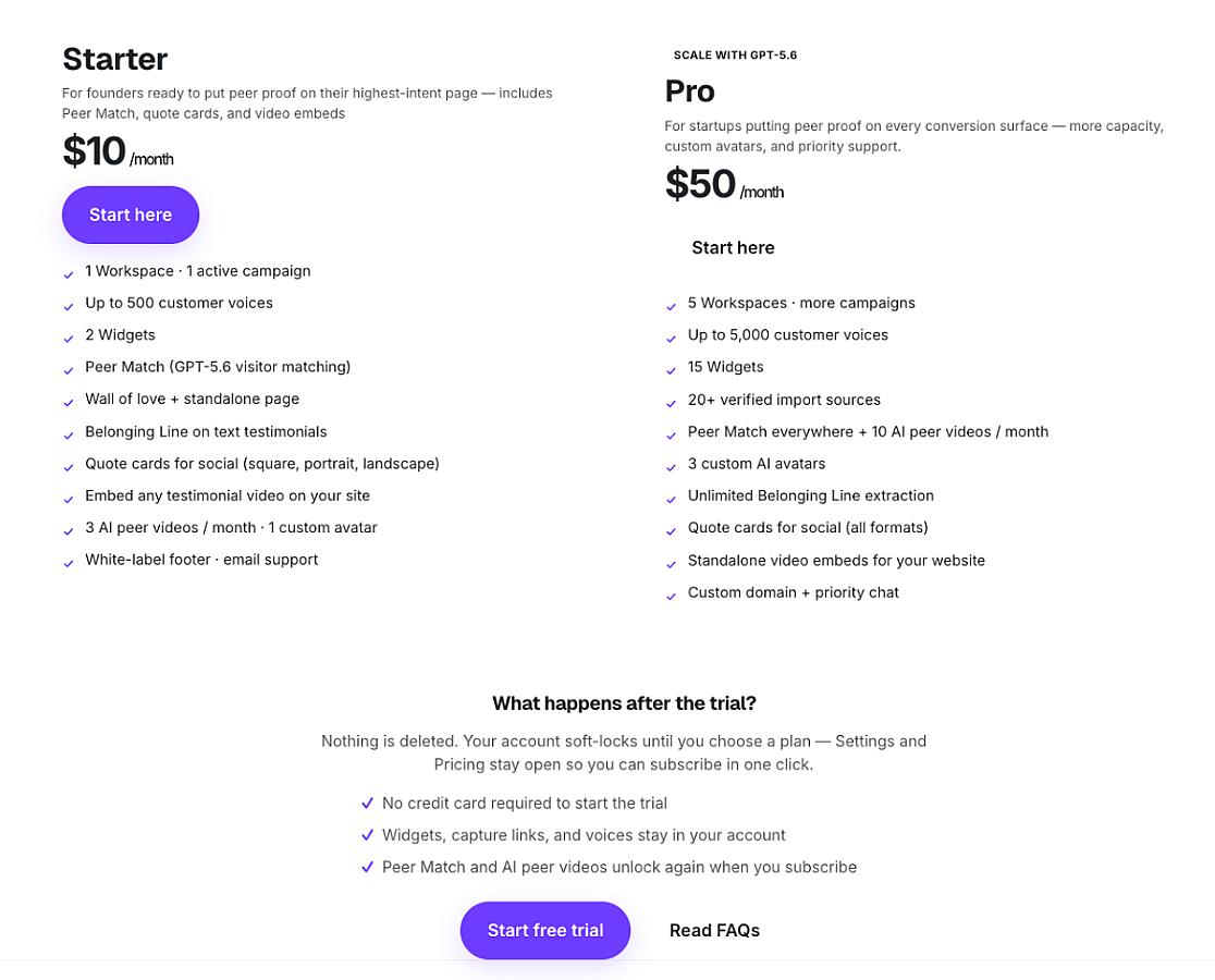 Customer Feedback screenshot 1