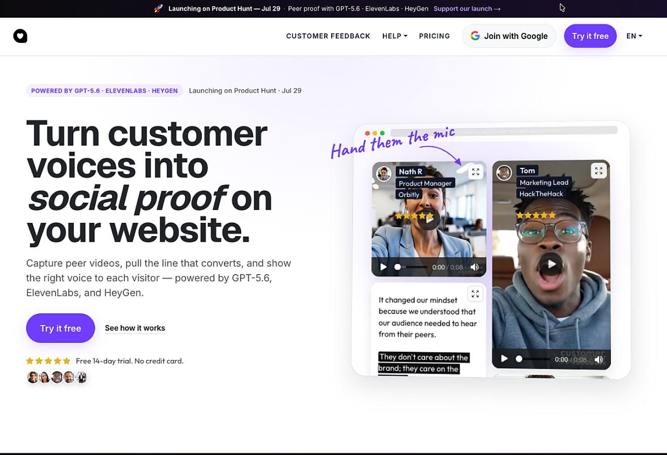 Customer Feedback screenshot 2