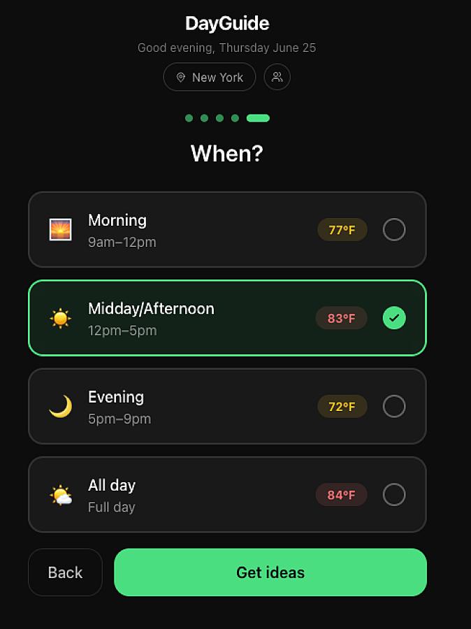 DayGuide screenshot 3