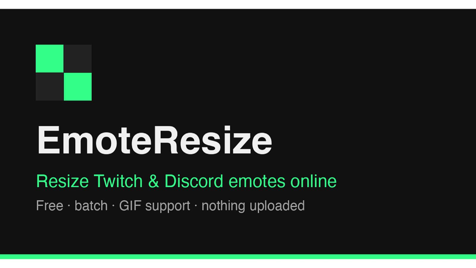 Emote Resizer screenshot 1