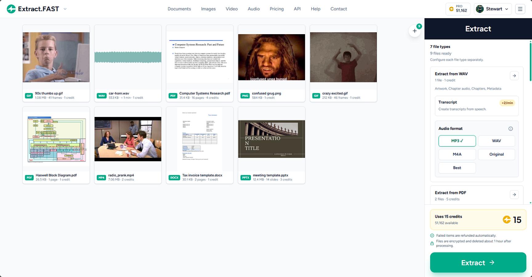 Extract.FAST screenshot 2
