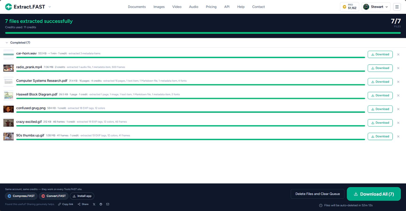 Extract.FAST screenshot 3