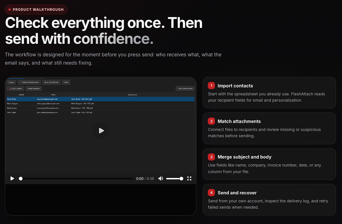FlashAttach screenshot 1