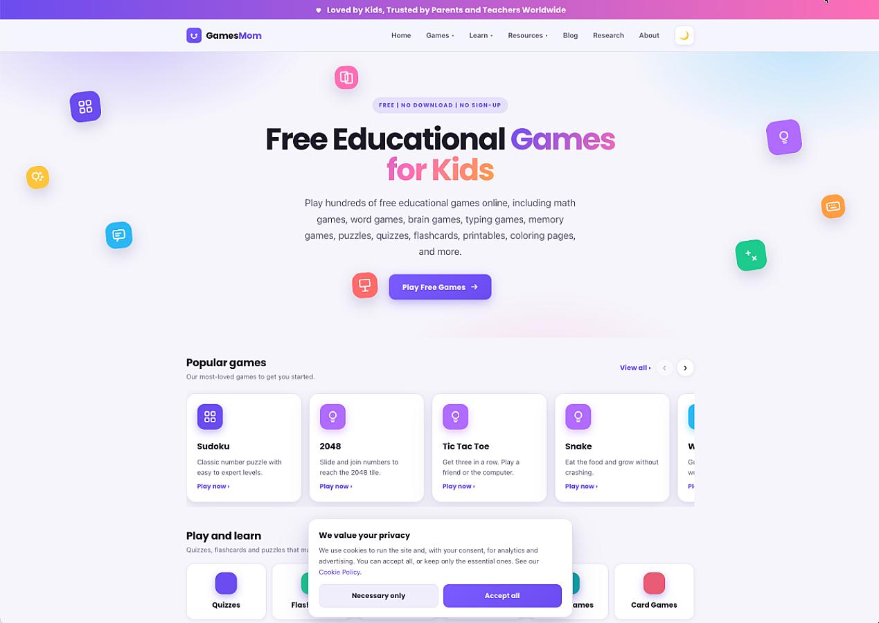 GamesMom screenshot 1