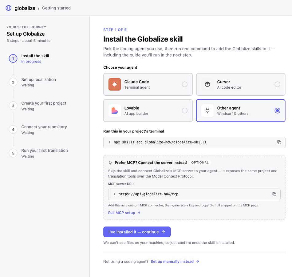 Globalize screenshot 1