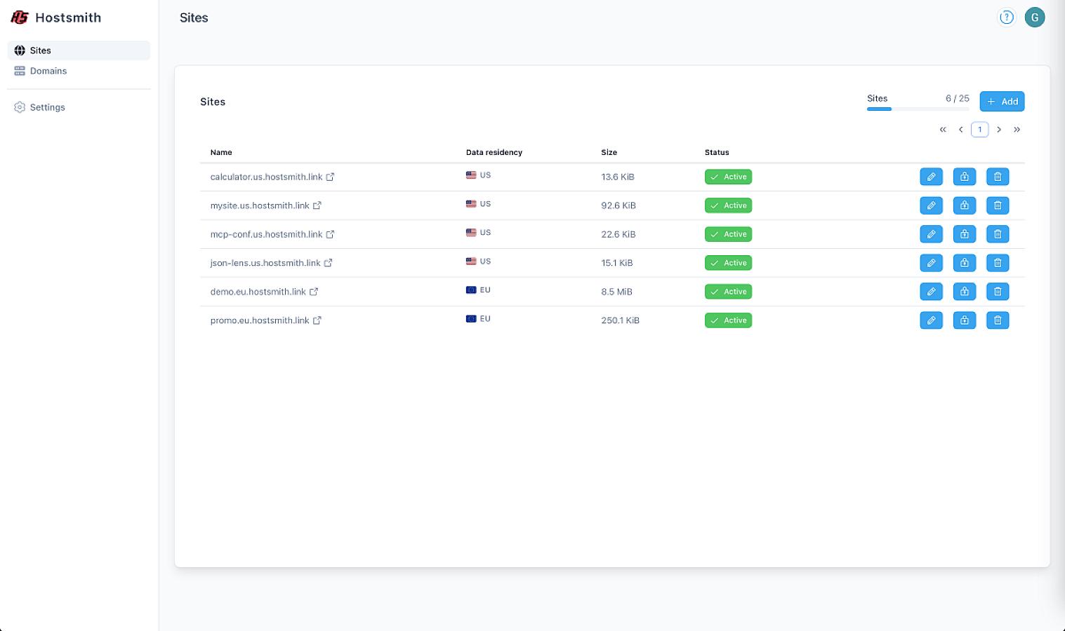 Hostsmith screenshot 2