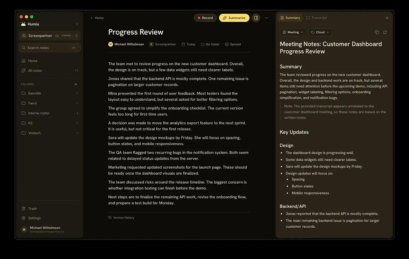 Humla screenshot 1