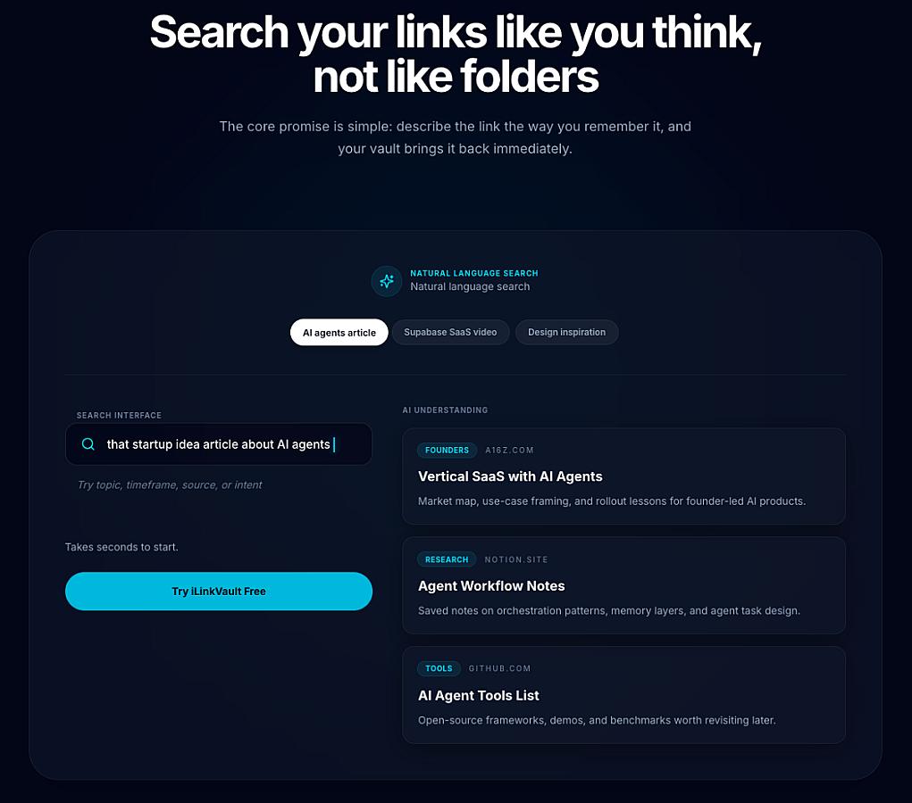iLinkVault screenshot 3