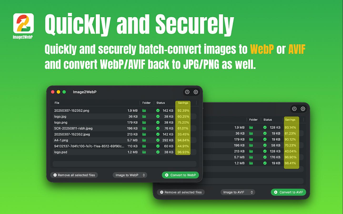 Image2WebP screenshot 1