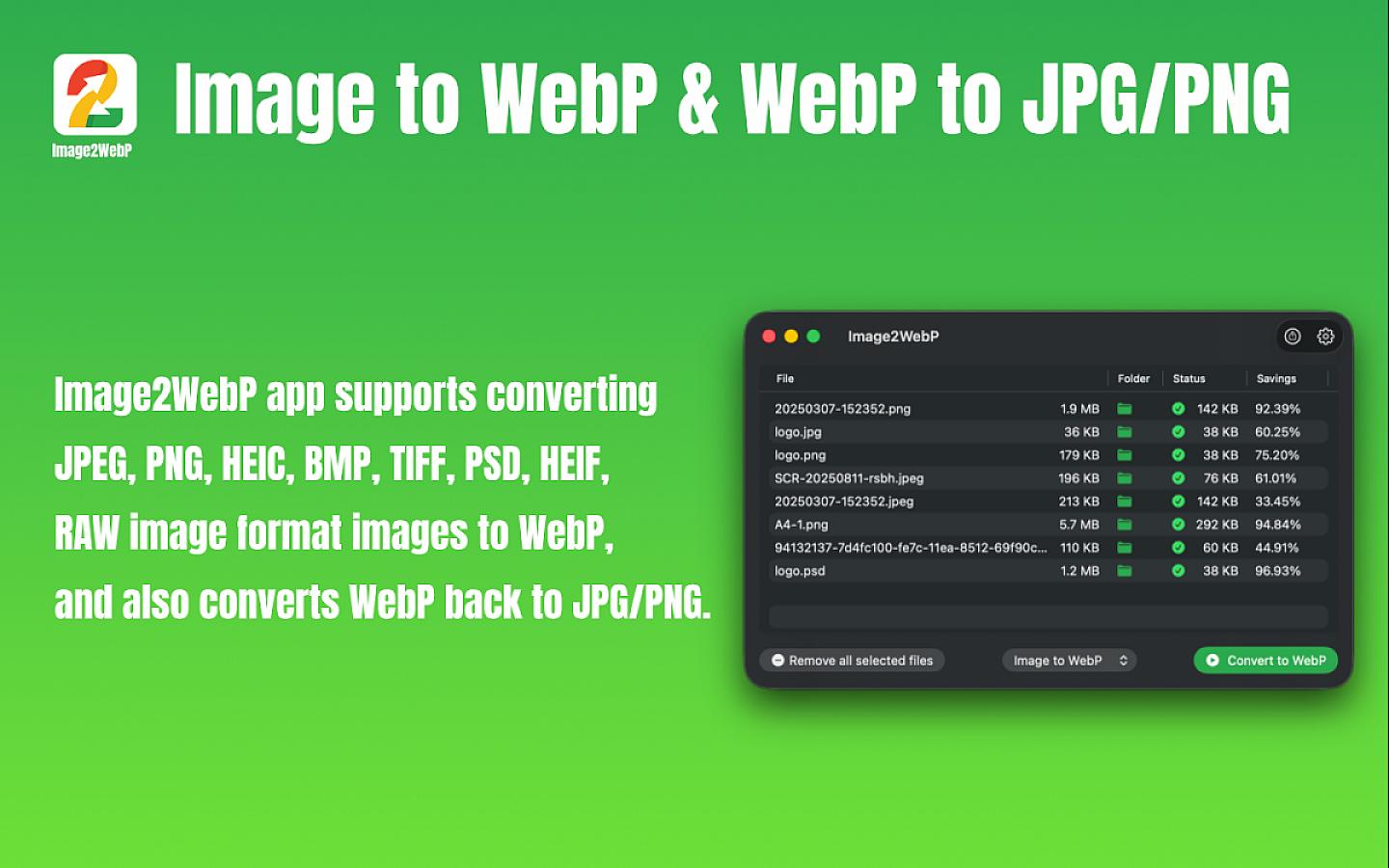 Image2WebP screenshot 2