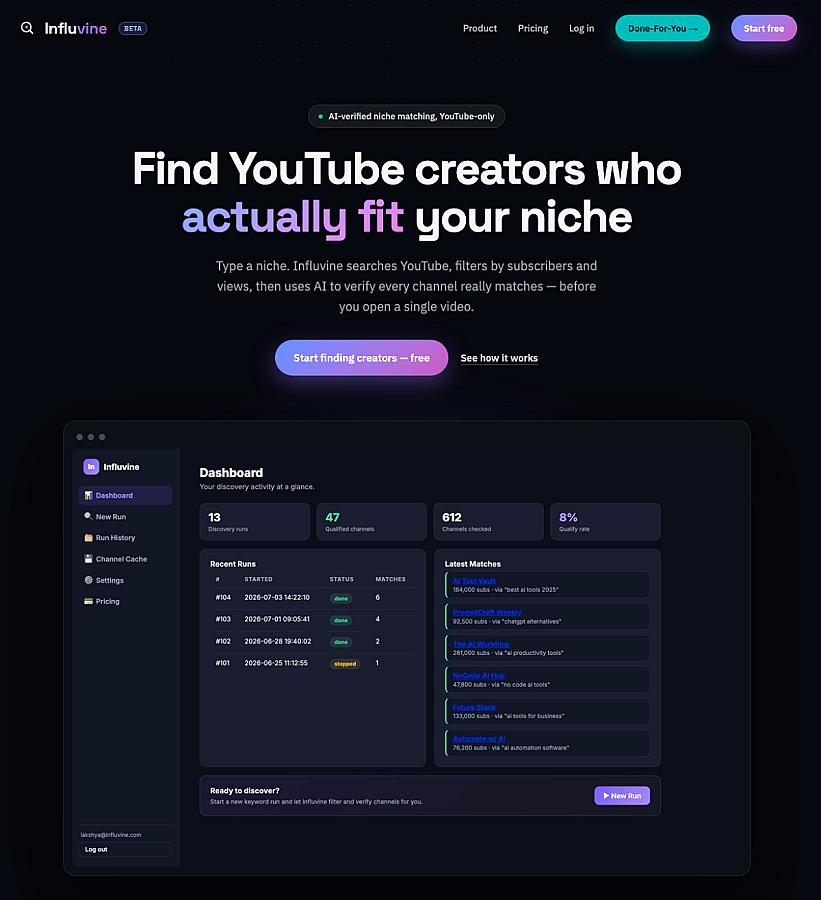 Influvine screenshot 3