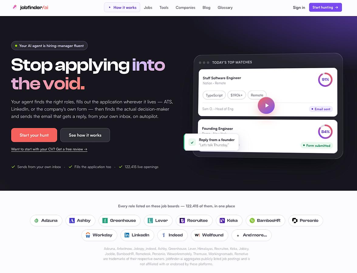 jobfinder-ai screenshot 1