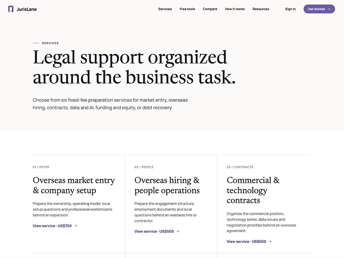 JurisLane screenshot 1