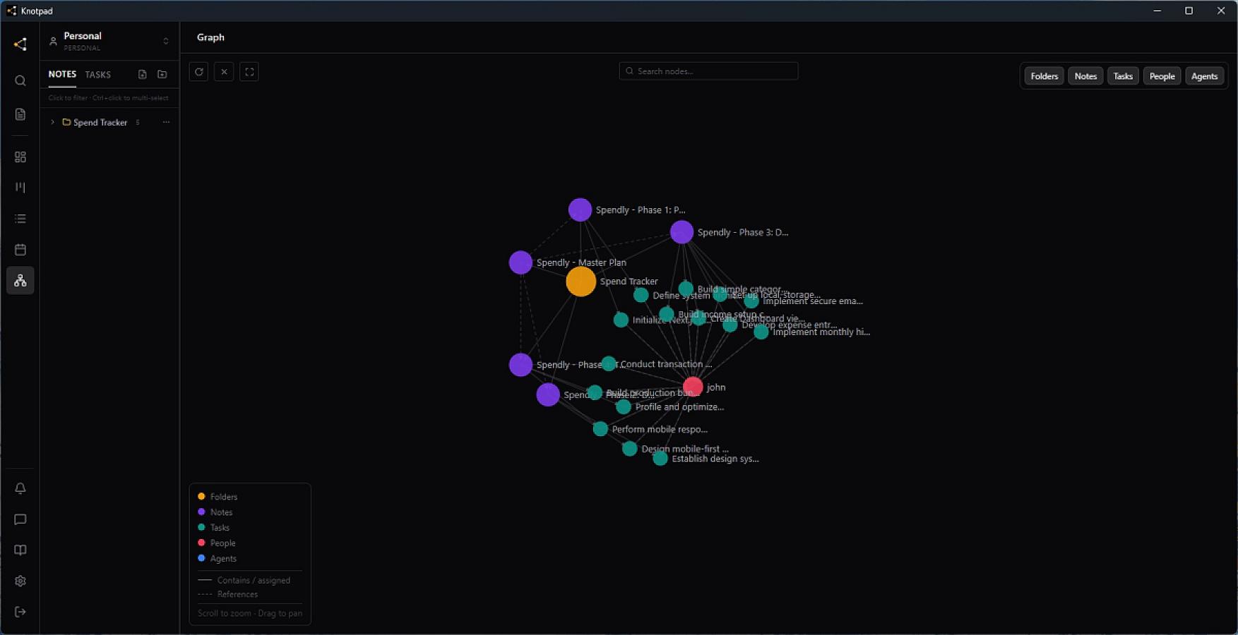 Knotpad screenshot 2