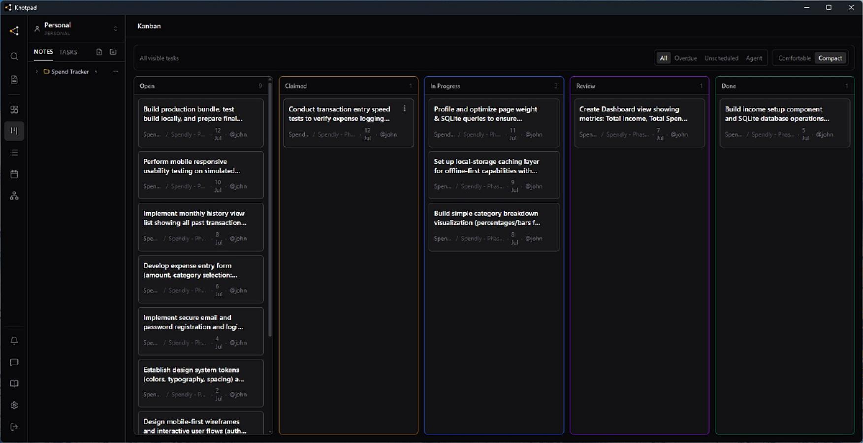 Knotpad screenshot 3