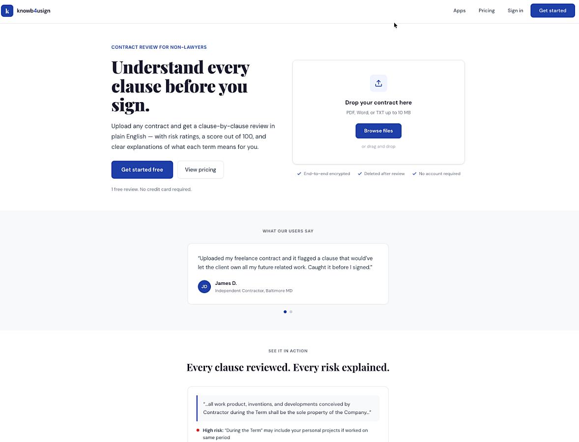 Knowb4usign screenshot 2