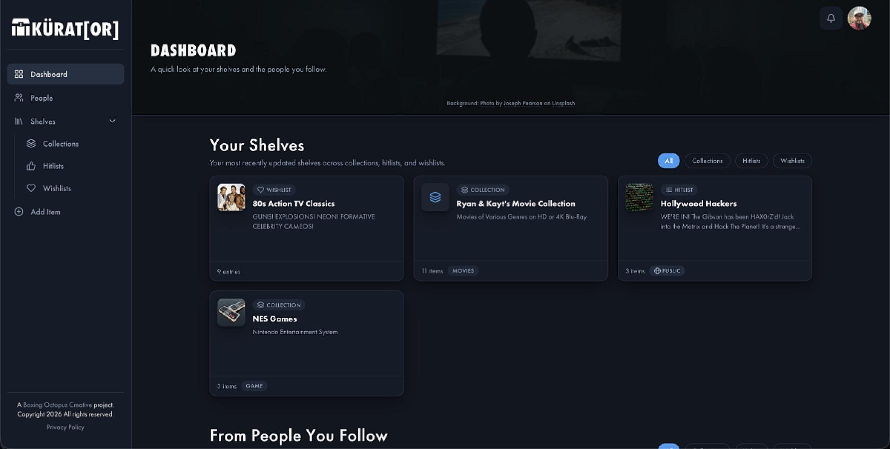 Kurator screenshot 1