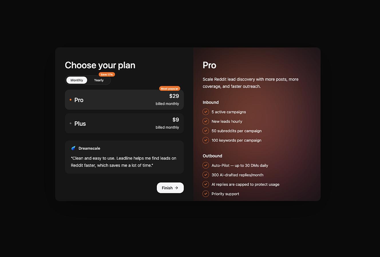 Leadline screenshot 1