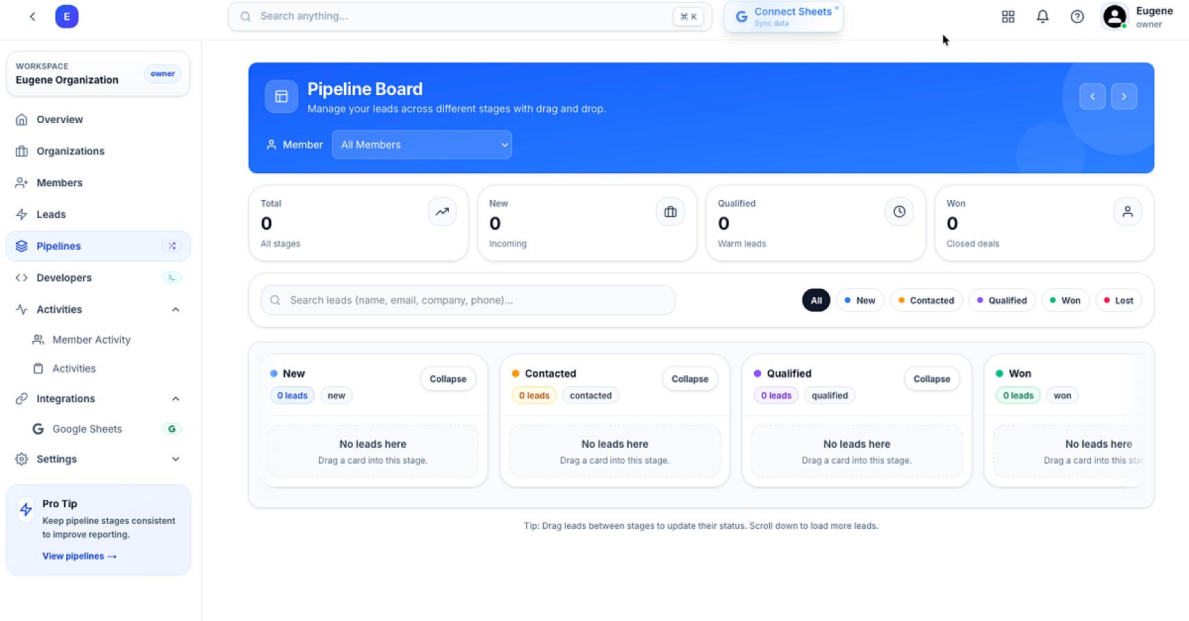 LeadsCrux screenshot 1