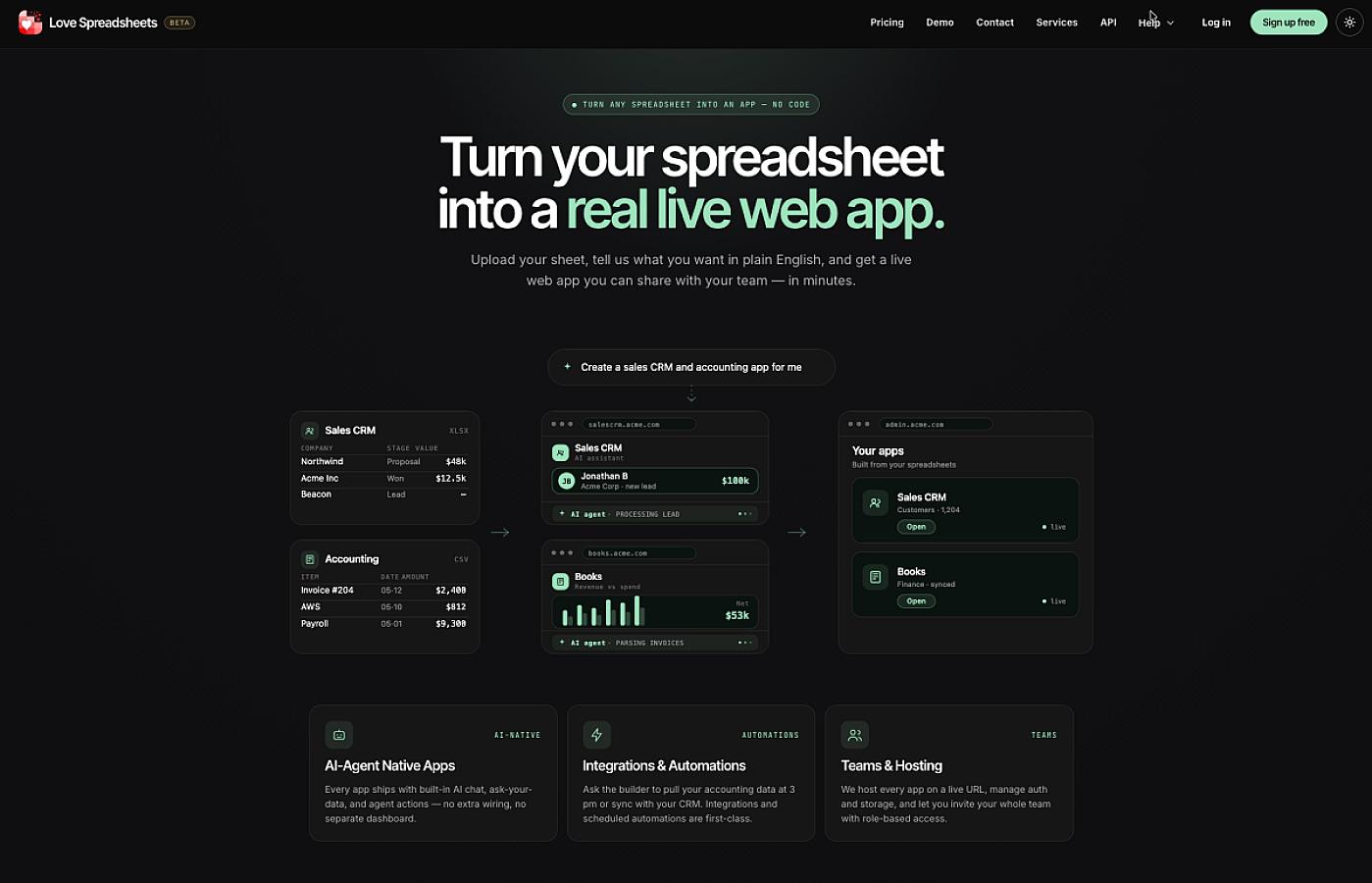 Love Spreadsheets screenshot 4