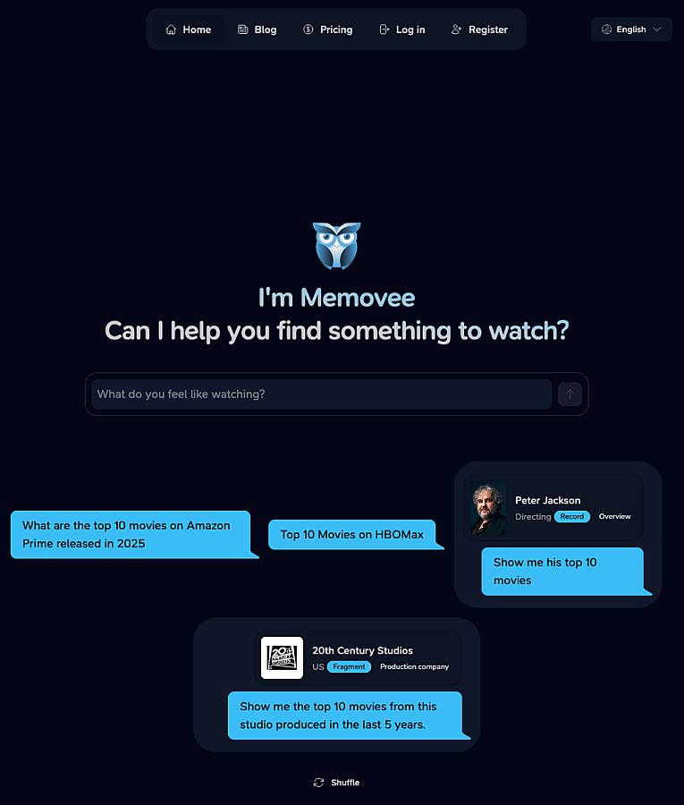Memovee screenshot 2