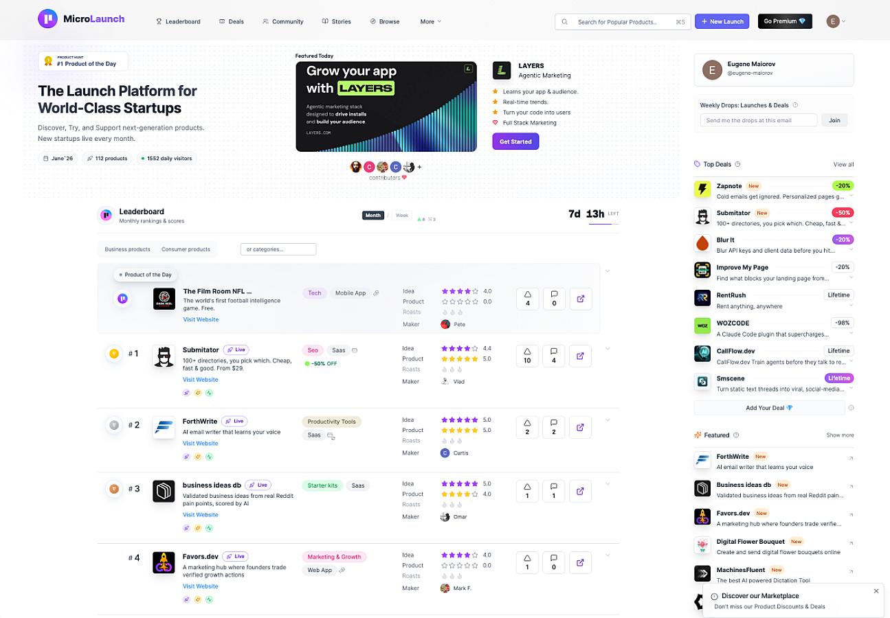 MicroLaunch screenshot 1