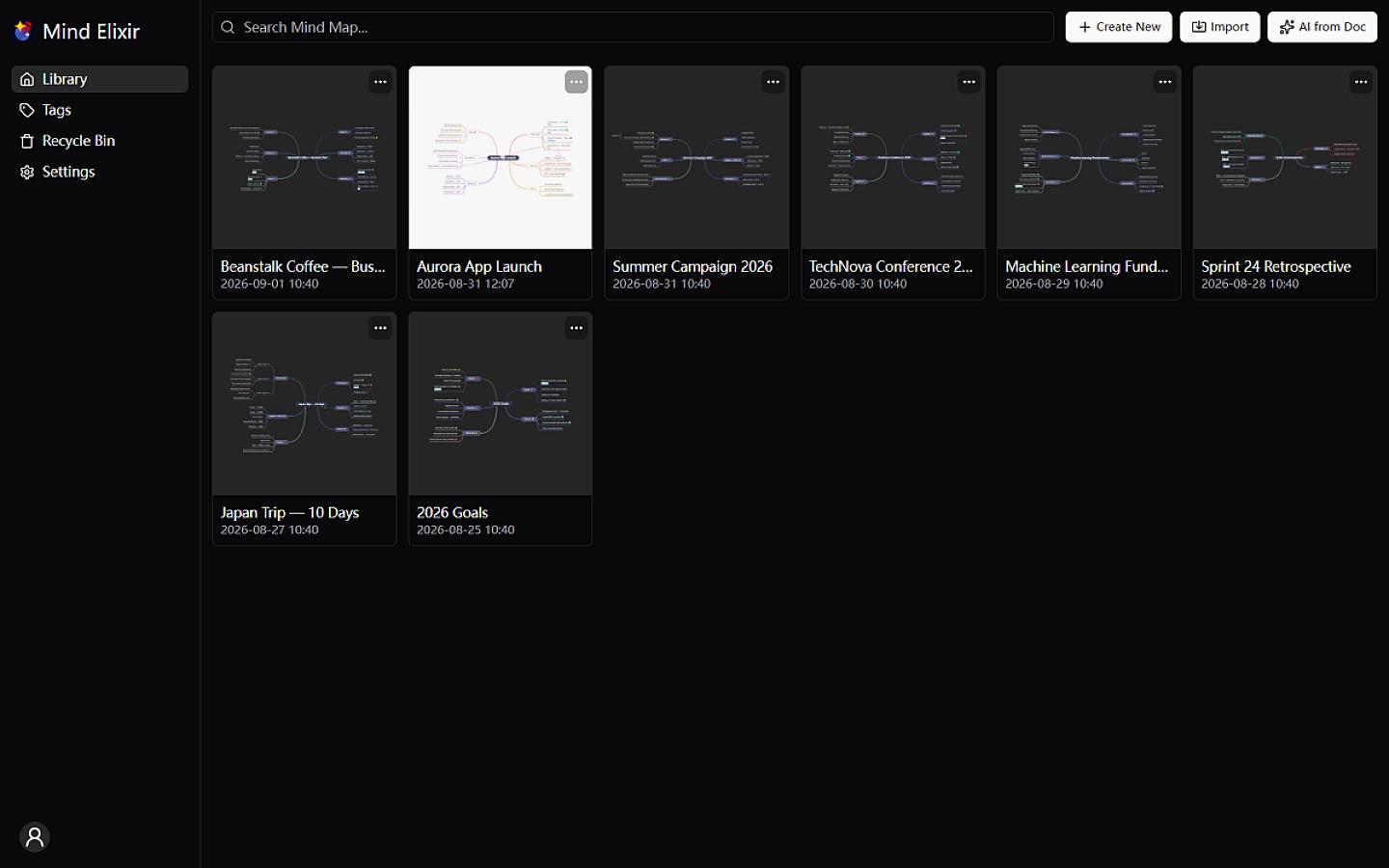 Mind Elixir screenshot 1