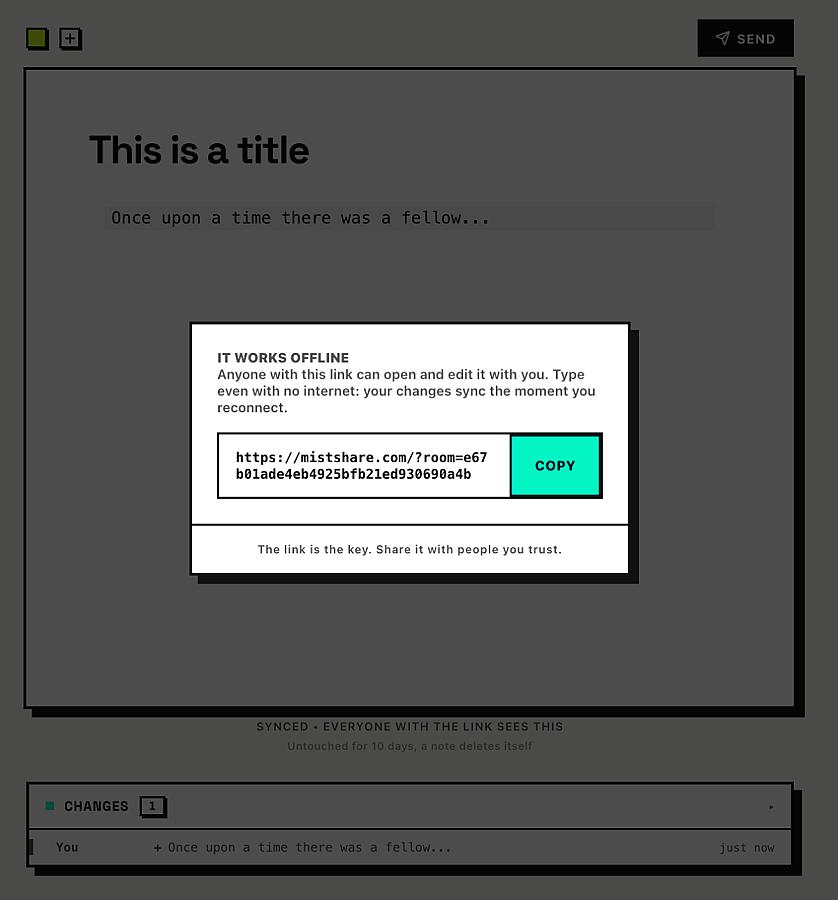 Mistshare screenshot 2