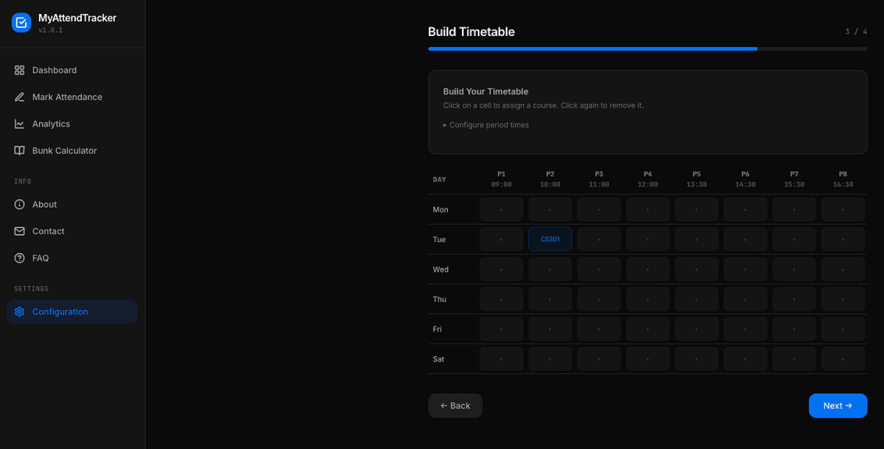 MyAttendTracker screenshot 4