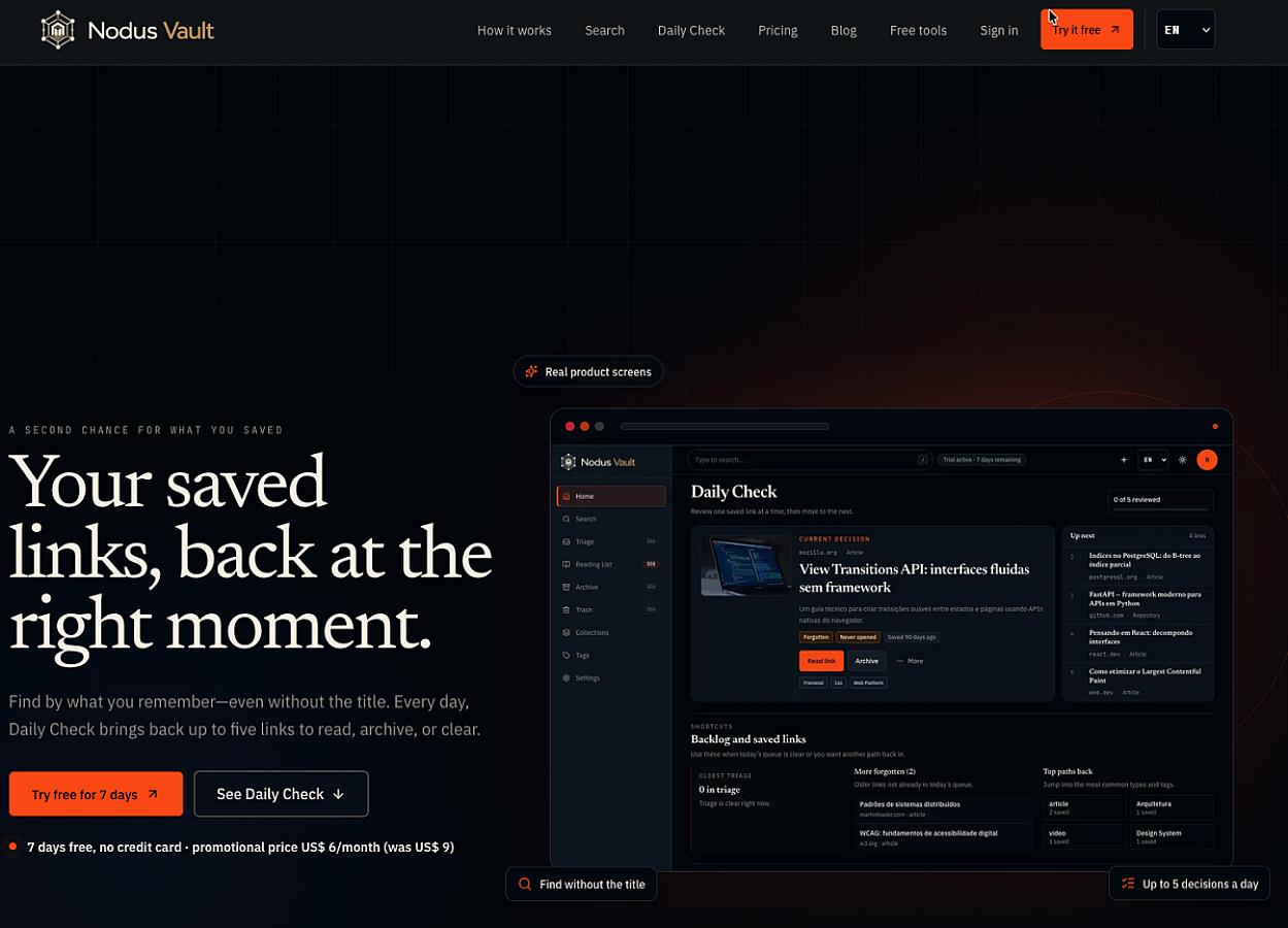 Nodus Vault screenshot 2