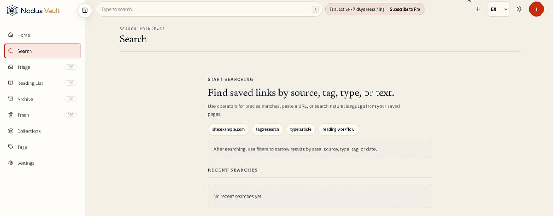 Nodus Vault screenshot 3