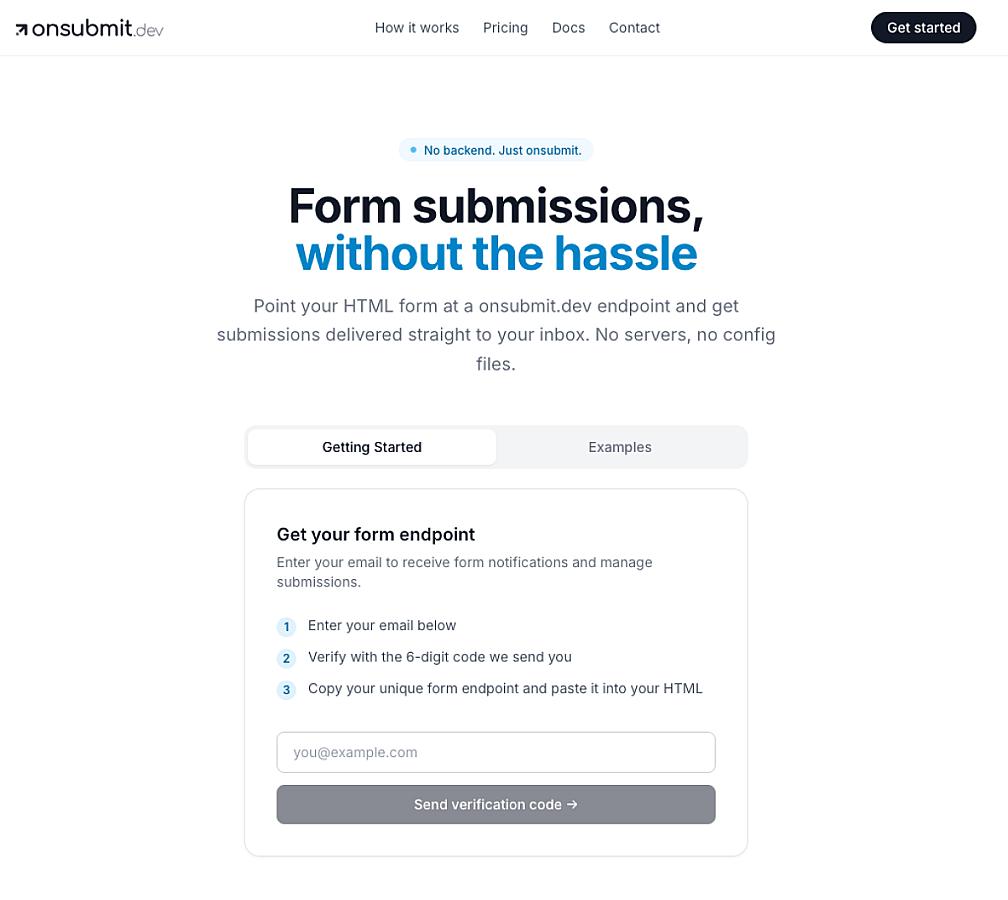 Onsubmit screenshot 1