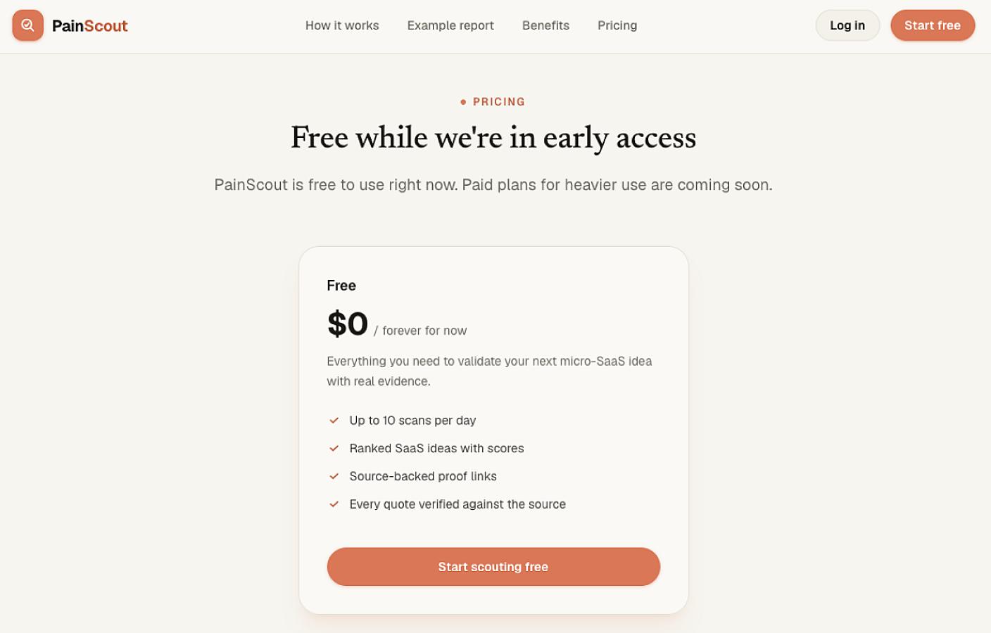 PainScout screenshot 3