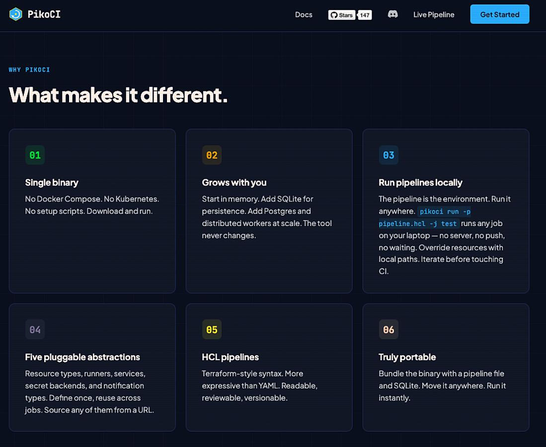 PikoCI screenshot 2
