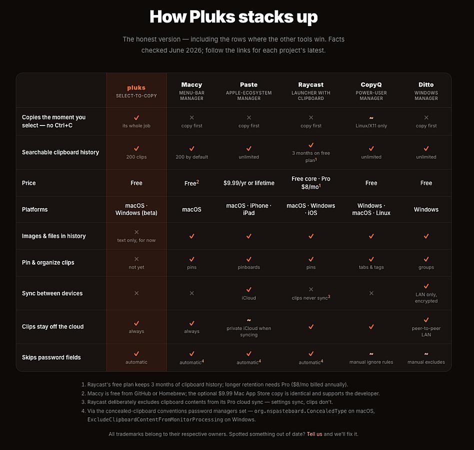 Pluks screenshot 1