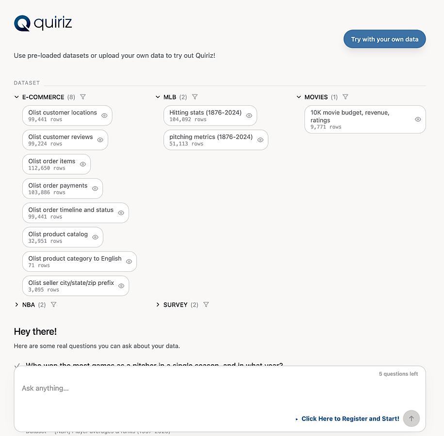 Quiriz screenshot 1